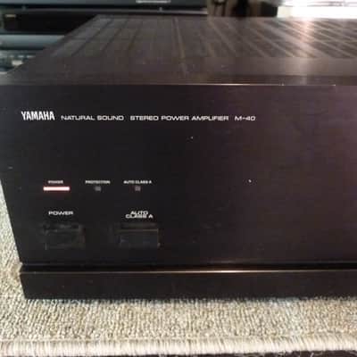 Yamaha M-40 Power Amplifier - 120 Watts X 2 @ 8 Ohms - Serviced & Reconditioned - Big Power image 2