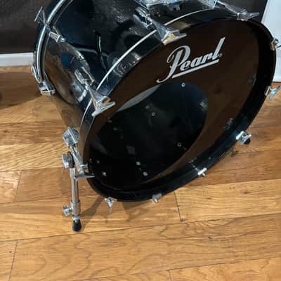 Pearl 16 x 24 MLX Bass Drum 1980s - Piano black image 2