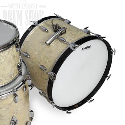 Used Gretsch Vintage 60s-70s Player's Kit White Marine Pearl 13, 16, 20 image 2