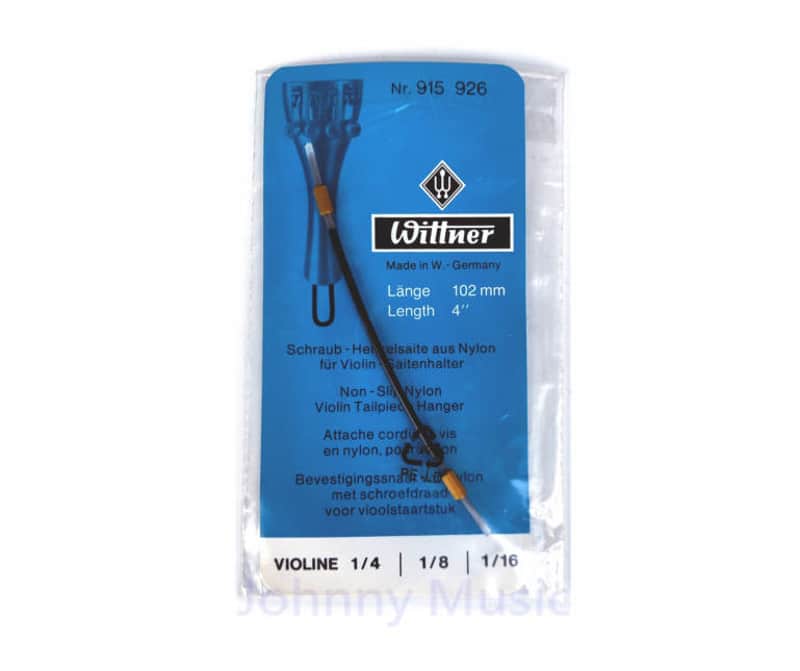 1/4 + 1/8 +1/16 Violin Nylon Tailpiece Hanger aka " Gut " 117mm / 4.61" Length Non-Slip Design image 1