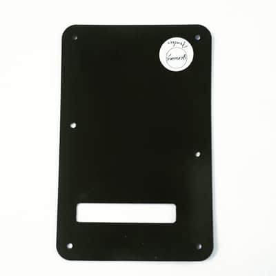 Fender SRV Stevie Ray Vaughan Black Pickguard & Backplate Strat Signature Scratchplate 8 Hole Stratocaster image 4