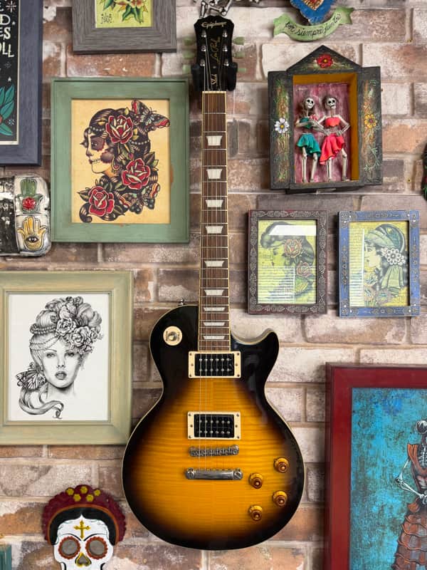 Epiphone Slash Signature Les Paul Standard Plus Top 2008 - Vintage Sunburst image 1