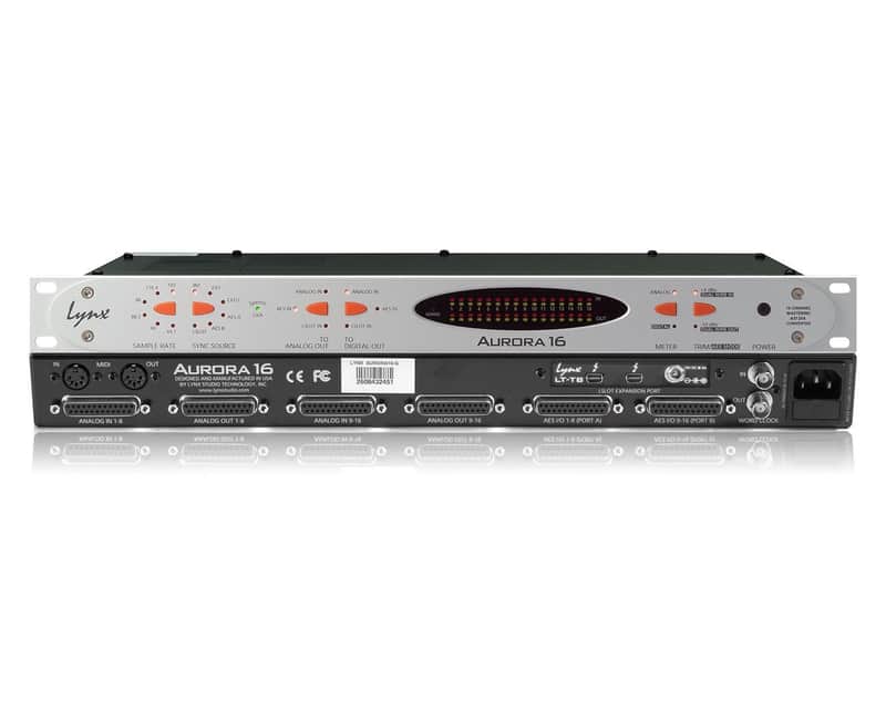 Lynx Aurora 16 16-Channel Mastering AD/DA Converter with LT-TB Thunderbolt Card image 2