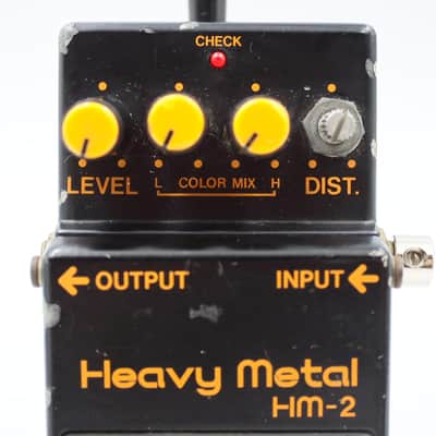 Boss HM-2 Heavy Metal Distortion 1985 Made in Japan Guitar Effect Pedal 540900 image 3