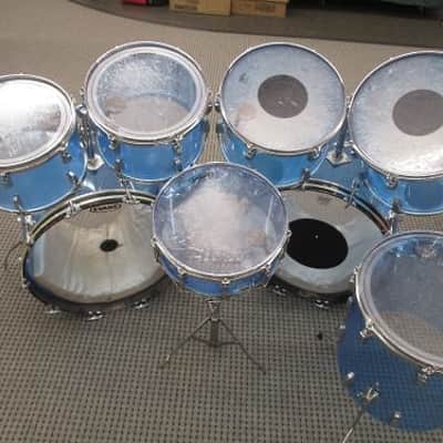 Ludwig Vistalite Double bass drum set 70's image 4