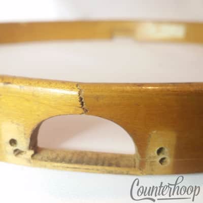 *Nokes&Nicolai 14" Snare Drum Hoop Resonant Side Rim Vintage 10s 1Ply Maple Wood image 2
