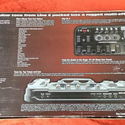 Line 6 Floor POD Plus Multi-Effect and Amp Modeler * many high quality sounds * sturdy construction and compact format * as NEW * image 8