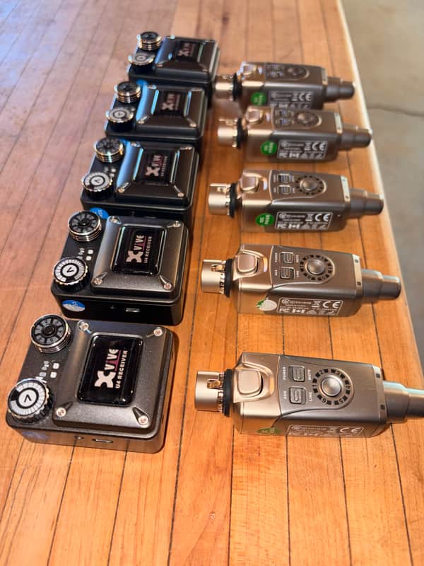 Set of 5 Xvive U4- wireless in ear monitors 2024 image 1