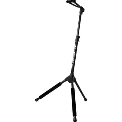 Ultimate Support GS-100+ Height Adjustable, Hanging Style Guitar Stand with Push-Button Leg Locking Mechanism image 1
