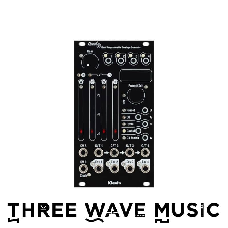 Klavis Quadigy (Black) - Quad Envelope Generator [Three Wave Music] image 1