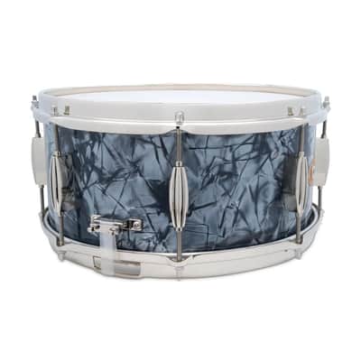 Slingerland Radio King Artist Snare Drum 14x6.5 Black Diamond Pearl image 3