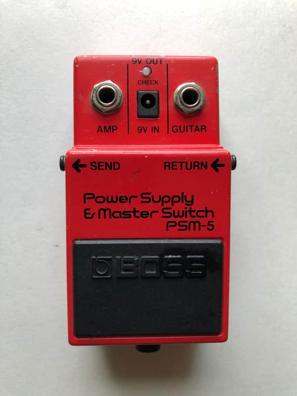 Boss PSM-5 Power Supply & Master Switch (Red Label)