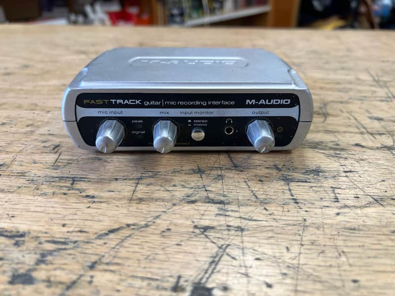 M-Audio Fast Track Guitar / Mic Recording Interface USB image 1
