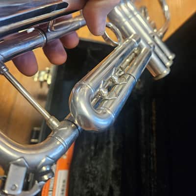 Yamaha Xeno 8335RGS Silver Trumpet W/ Reversed Leadpipe, Gold Brass Bell! image 17