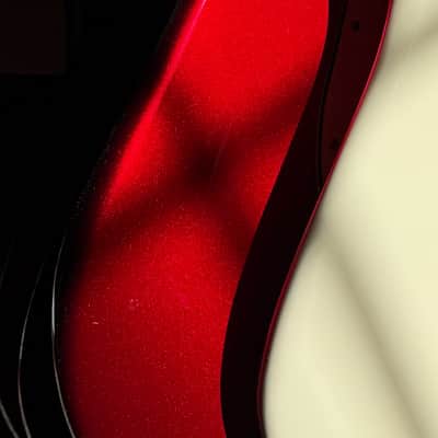 Fender Pawn Shop Bass VI 2013 - 2014 - Candy Apple Red image 5