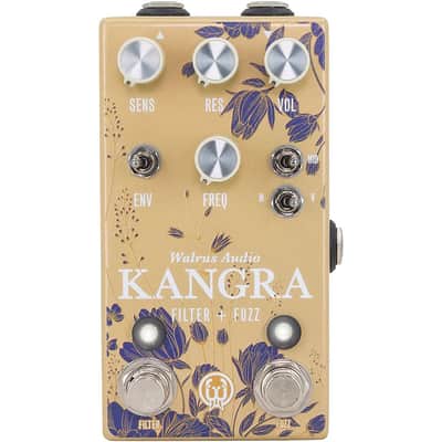 Walrus Audio Kangra Filter Fuzz Effects Pedal Floral Series 2024 Regular Beige