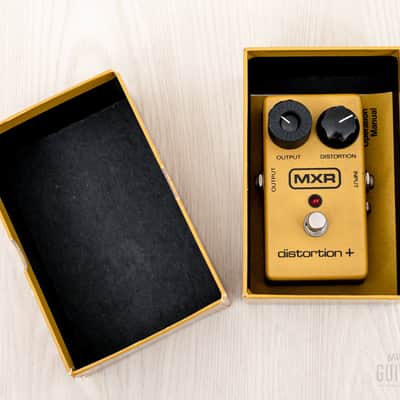 1981 MXR Distortion Plus + Block Logo Vintage Distortion Guitar Effects Pedal w/ Box, Manual image 12