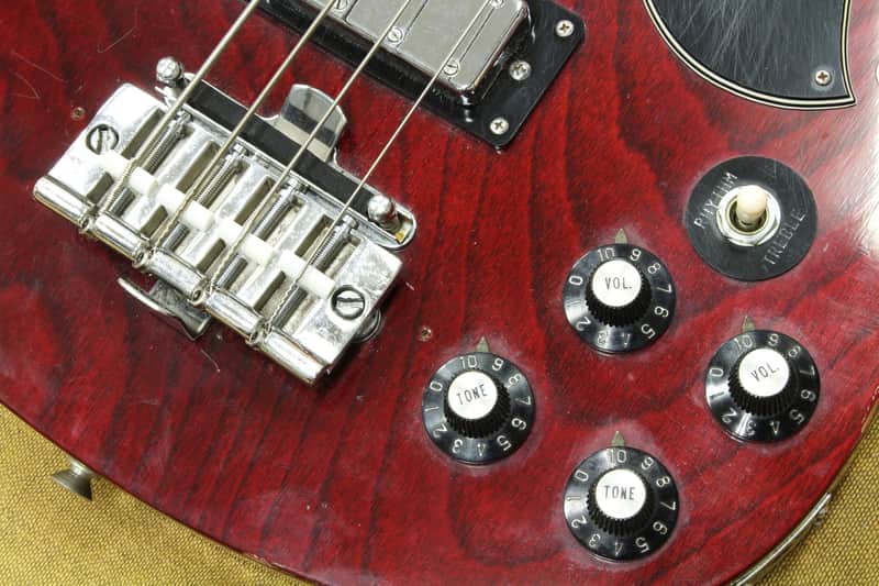 Greco☆SGベース ワインレッド 2ピックアップEB3 Greco☆SGベース ワインレッド 2ピックアップEB3 Greco☆SGベース