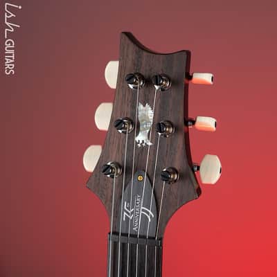 PRS Custom 24 35th Anniversary 10 Top Grey Black Fade w/ Black Back image 5
