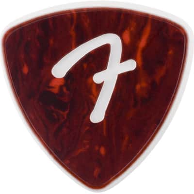 Genuine Fender F-Grip 3-Ply Guitar Picks - 346 Shape - Tortoise Shell - 3 PACK image 3