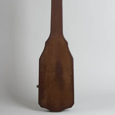 Bronson Singing Electric Lap Steel Electric Guitar, made by Valco (1952), ser. #X-14994, original brown hard shell case. image 2