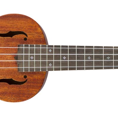 Gretsch Roots Series G9112 Honey Mahogany Stain Resonator Ukulele w/Gig Bag image 5