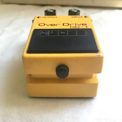 Boss OD-1 Overdrive Long Dash Black Label MIJ 1981 image 3