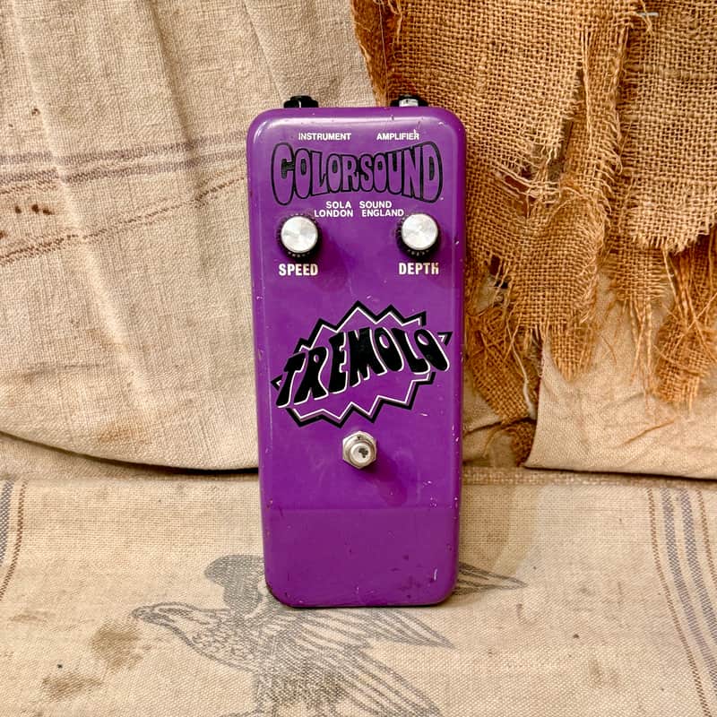 Colorsound Tremolo Narrow Body Circa 1973 - Purple image 1