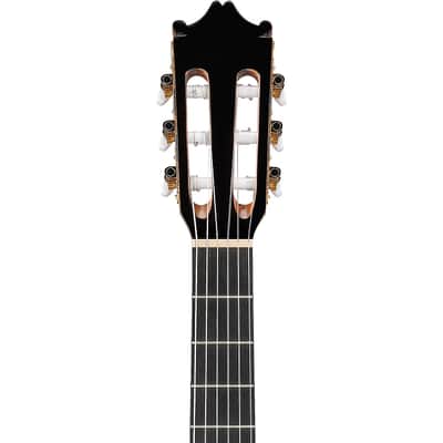 Ibanez GA Series GA34STCE Thinline Solid Top Classical Acoustic-Electric Guitar Natural image 17