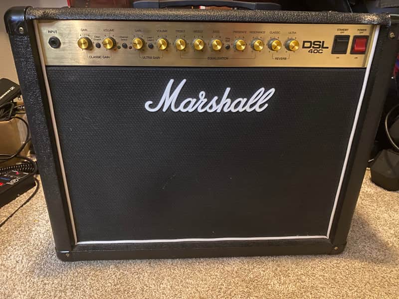 Marshall DSL40C 2-Channel 40-Watt 1x12" Guitar Combo 2012 - 2017 - Cream image 1
