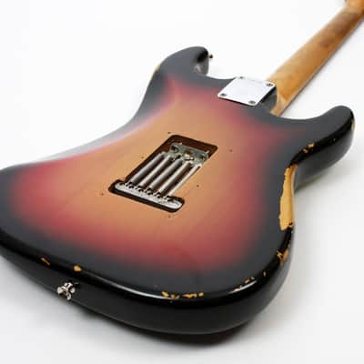 Fender Stratocaster 1964 Sunburst Lefty Left Handed w/OHSC and Case Candy 100% Original image 6