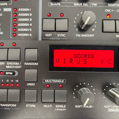 Access Virus KC 61-Key Digital Synthesizer 2002 - Black image 2