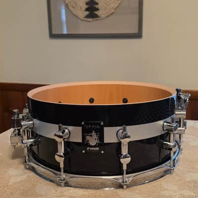 Sonor SSD 14x6.25 JN SDW Jost Nickel Signature 14x6.5" Beech Snare Drum 2020 - Present - High Gloss Piano Black image 10