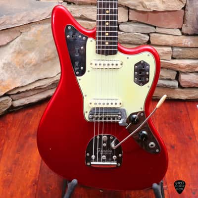 1964 Fender Jaguar  Candy Apple Red (FEE1182) image 2