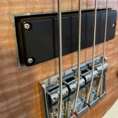 JLC Guitars Anaheim Bass - Natural, Aquamarine Metallic image 22