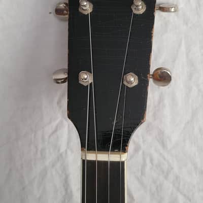 Vega Electrovox Blonde Archtop Tenor Guitar, Model TR1. circa 1930's - 1940's, serial #5208 image 11