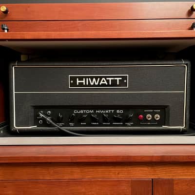 Vintage 1977 Hiwatt DR504 Custom 50 Tube Amp Head (Hylight Era) image 2