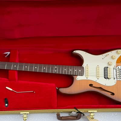 Fender Rarities Flame Maple Top Stratocaster HSS Thinline 2019 - Violin Burst image 8