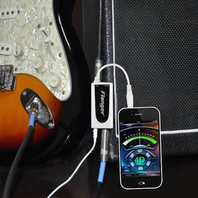 Flanger FC-21 Electric Guitar Bass to Smart Phone Connector Converter to Smart Phones Interface image 7