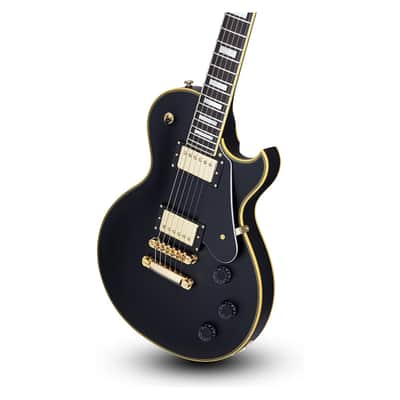 Schecter Solo II Custom Electric Guitar, Aged Black Satin image 2