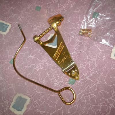 1964 Gretsch  Chet Atkins Country Gentleman Bigsby gold wire-handle Vibrato Tailpiece image 2