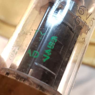 Sylvania Perfect 0% Tight Matched Pair (2) JAN-CHS-6V6GTY tNOS AT1000 TESTED Vacuum Tubes brown base military Premium Beam Power 6V6 1949-1967 image 7