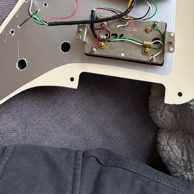 Fender MIM Stratocaster HSH loaded pickguard image 4