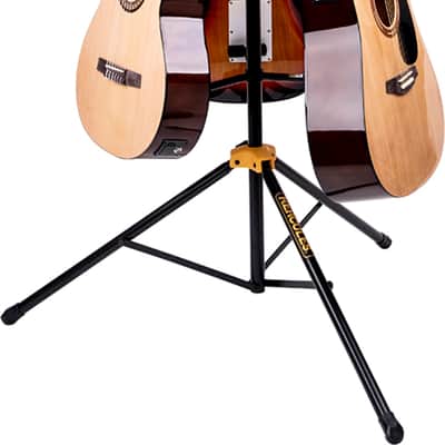 Hercules GS526BPlus Universal 6-Piece Guitar AutoGrip Display Stand w/ Cloth and Pick Pack image 2