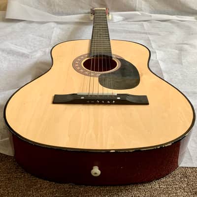 CRESCENT Acoustic Classical Guitar 100% Handmade 38” Fair Condition image 5