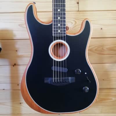 Fender American Acoustasonic Stratocaster - Black image 1