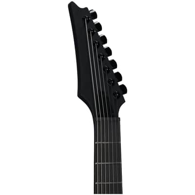 Ibanez RGDRB71 Iron Label Electric Guitar, 7-String, Black Flat Bild 7