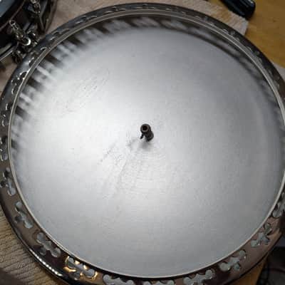 1930s Bacon Banjo Company B&D Tenor Banjo Unsure Of Model Custom Headstock Inlay Plays Excellent image 7