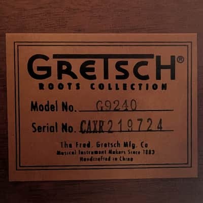 Gretsch G9240 Alligator Round-Neck Mahogany Body Biscuit Cone Resonator Guitar 2010s - 2-Color Sunburst image 10