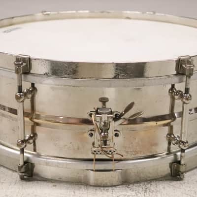 Slingerland 5x14" NOB Snare Drum 6 Lugs Vintage 1930's image 3